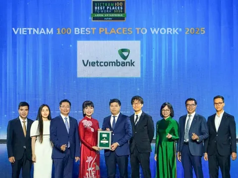 Vietcombank duy trì 10 năm liền đứng đầu nơi làm việc tốt nhất