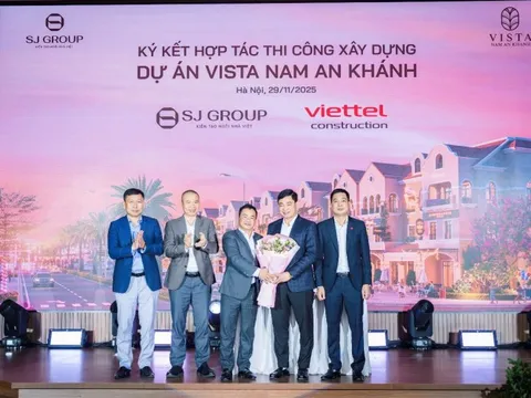 SJ Group ký kết hợp tác với Viettel Construction và Vinaconex1