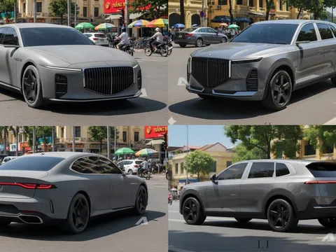 CĐM thi nhau trổ tài thiết kế loạt xe VinFast lạ dự kiến sắp xuất hiện: 'Nếu xe thật giống bản dựng, ra đường chắc bị nhầm là Rolls-Royce ngay'