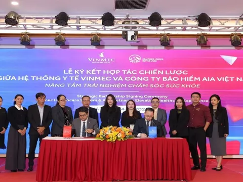 AIA Việt Nam bắt tay Vinmec mở rộng hệ sinh thái chăm sóc sức khỏe cao cấp