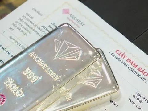 Giá bạc đi ngang sáng 9/12