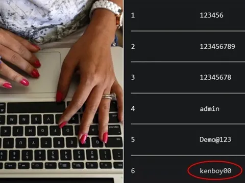 Tại sao mật khẩu lạ "kenboy00" lọt top mật khẩu phổ biến nhất Việt Nam 2025?