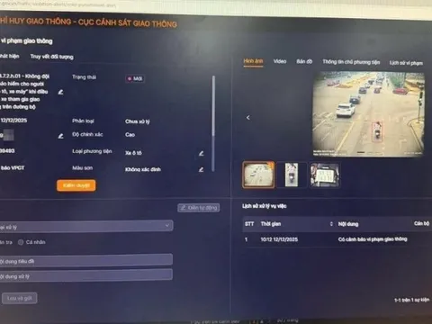 Thông tin mới về "phạt nguội" vi phạm giao thông mà người dân cần biết