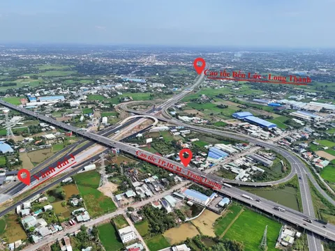 Cận cảnh siêu nút giao nối 3 cao tốc qua TP.HCM trước ngày thông xe kỹ thuật