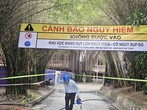 Xây chung cư Stown Gateway làm nứt tường, sụt lún: Chủ Resort 4 sao ở TPHCM đề nghị ngừng thi công