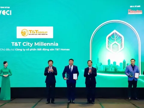 T&T City Millennia ghi dấu cuối năm với danh hiệu Dự án đáng sống 2025