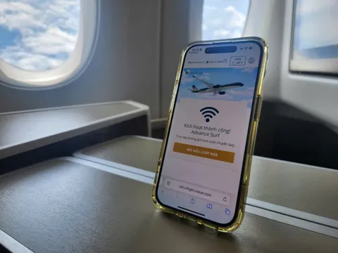 Vietnam Airlines cung cấp Internet trên máy bay sau giai đoạn thử nghiệm