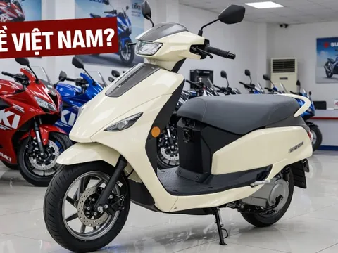 Suzuki e-Access - Xe máy điện giá quy đổi 55 triệu đồng, chạy 95 km/sạc liệu có về Việt Nam?