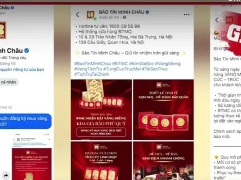 Mất trắng vì mua vàng qua fanpage giả