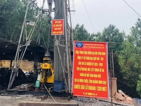 Chinh phục địa chất phức tạp, khoan sâu 1.320m vào lòng đất tìm kho báu, một doanh nghiệp trên sàn lập kỳ tích chưa từng có tại Quảng Ninh