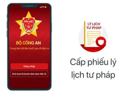 3 bước đơn giản yêu cầu cấp Phiếu lý lịch tư pháp online trên VNeID