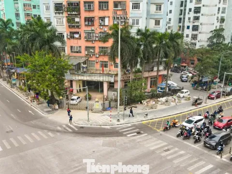 Diện mạo mới tại 'điểm nóng' Lê Văn Lương - Hoàng Minh Giám sau cải tạo