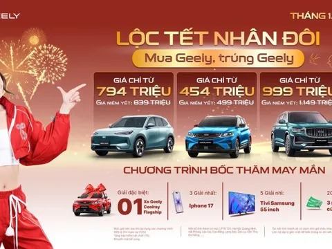 Tiết kiệm hàng trăm triệu đồng khi sở hữu Geely Monjaro trong tháng 1/2026