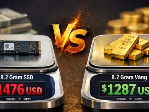 Thật không thể tin nổi: giờ SSD còn đắt hơn cả vàng - tất cả là tại AI