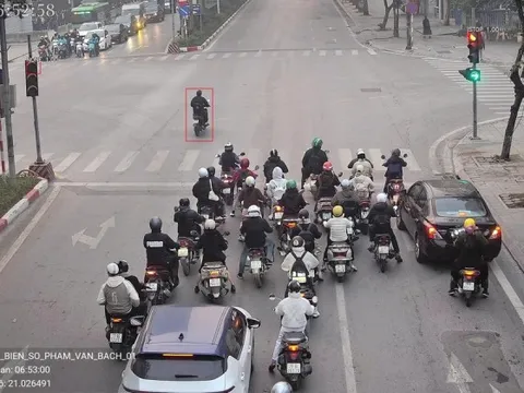 Danh sách xe bị phạt nguội qua camera AI tại Hà Nội tuần qua