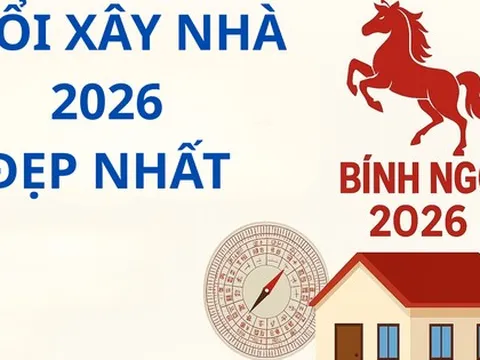Năm Bính Ngọ 2026 gia chủ tuổi nào làm nhà dễ phát tài, an cư lâu dài?