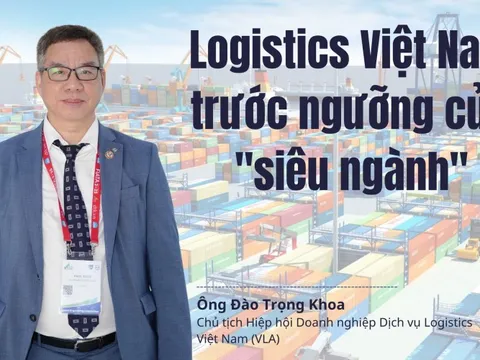 Logistics Việt Nam trước ngưỡng cửa "siêu ngành" 280 tỷ USD: Bài toán hạ tầng và vai trò "sếu đầu đàn"