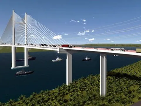 Lộ diện thời điểm cầu dây văng có tĩnh không cao nhất Việt Nam "về đích"