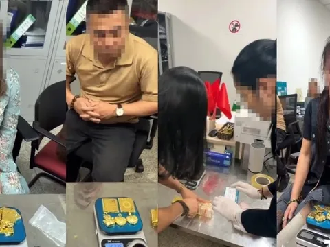 Hải quan sân bay Nội Bài phát hiện 5 hành khách cất giấu gần 13kg kim loại nghi là vàng