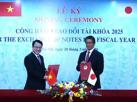 Việt Nam - Nhật Bản ký 3 công hàm vay ODA gần 609 triệu USD cho tăng trưởng xanh