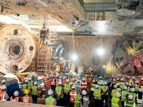 Thiết kế riêng cho tuyến metro hơn 34.000 tỷ đồng, 'quái vật' 850 tấn từ Đức chính thức đào thông 4km hầm dưới lòng Hà Nội
