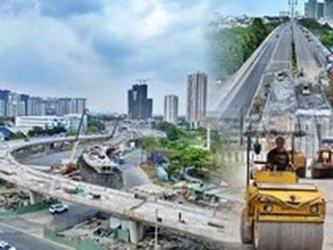 Cầu vượt nút giao 3.400 tỷ đồng ở TP.HCM tăng tốc về đích