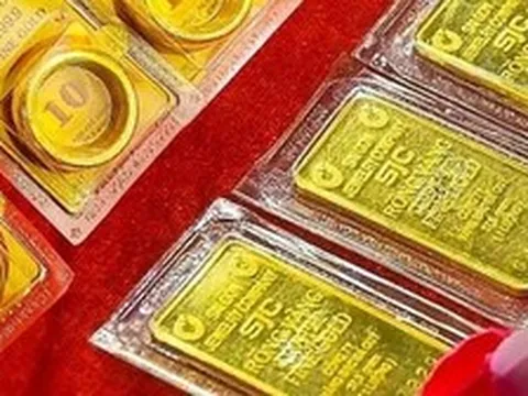 Chiều 4/5: Giá vàng miếng, vàng nhẫn đều quay đầu giảm