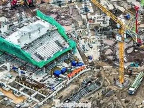 Lộ diện khán đài sân vận động Hùng Vương 135.000 chỗ lớn nhất thế giới