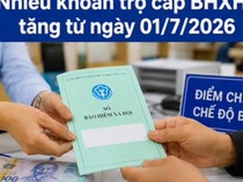 Từ 1/7, nhiều khoản trợ cấp BHXH thay đổi thế nào khi lương cơ sở tăng?