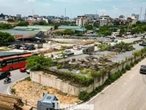 Cận cảnh công trường nút giao Phạm Tu - đường 70 sau khi hoàn tất giải phóng mặt bằng