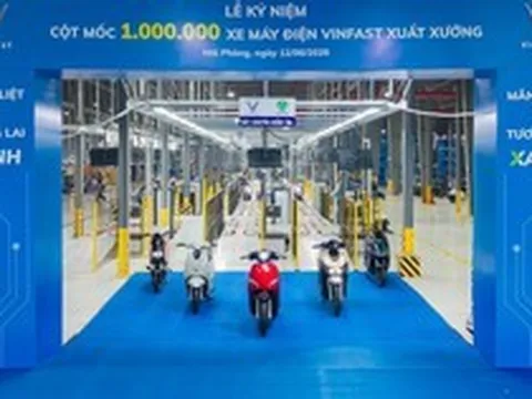VinFast xuất xưởng chiếc xe máy điện thứ 1 triệu, chuẩn bị tung ra mô tô thể thao điện