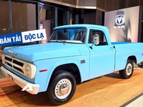 Soi hàng hiếm bán tải Dodge D200 tại TP.HCM: Lăn bánh chỉ khoảng 60.000 km, nhìn như mới đập thùng dù trải qua hơn nửa thế kỷ